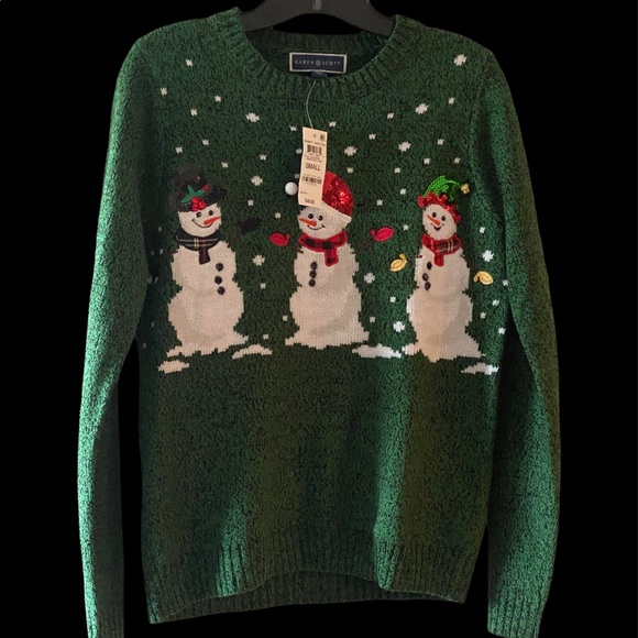 Karen Scott Sweaters - NWT Adorable Karen Scott Snowman ⛄️ Sweater!
